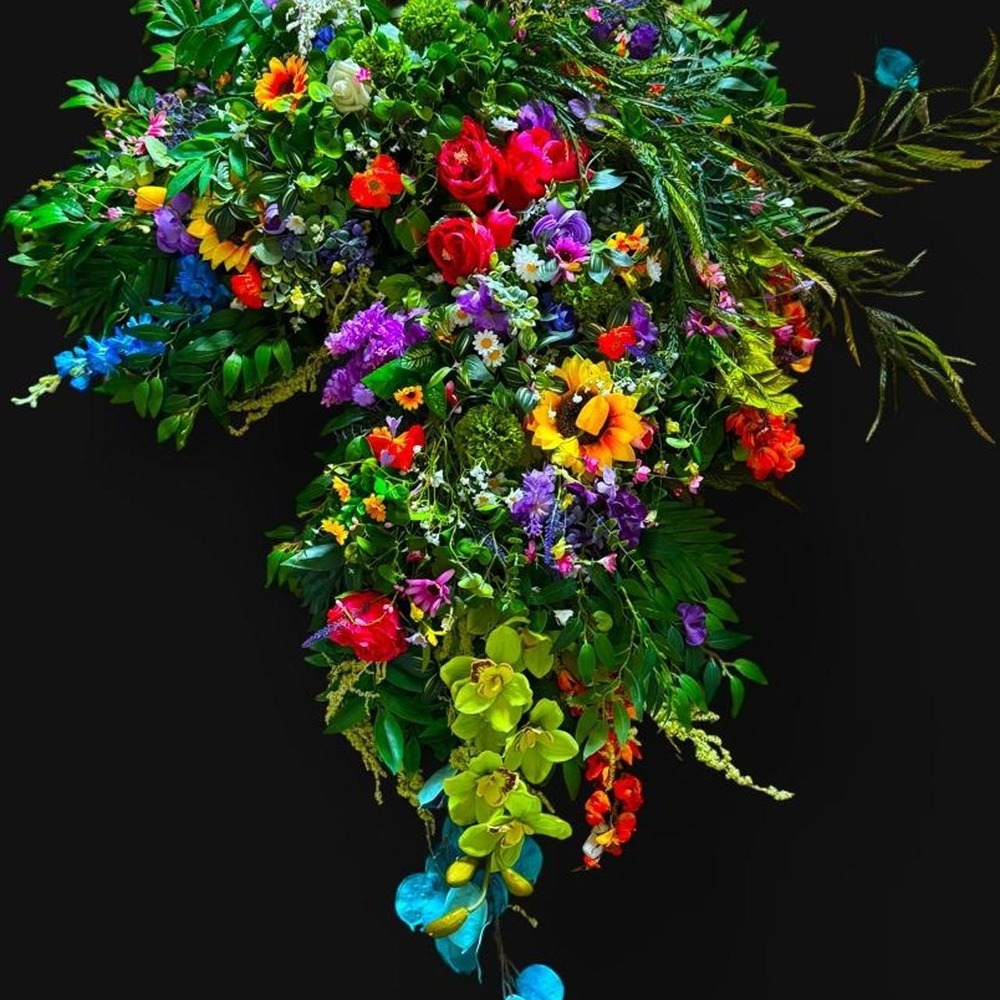 Large Faux Floral arrangement set
